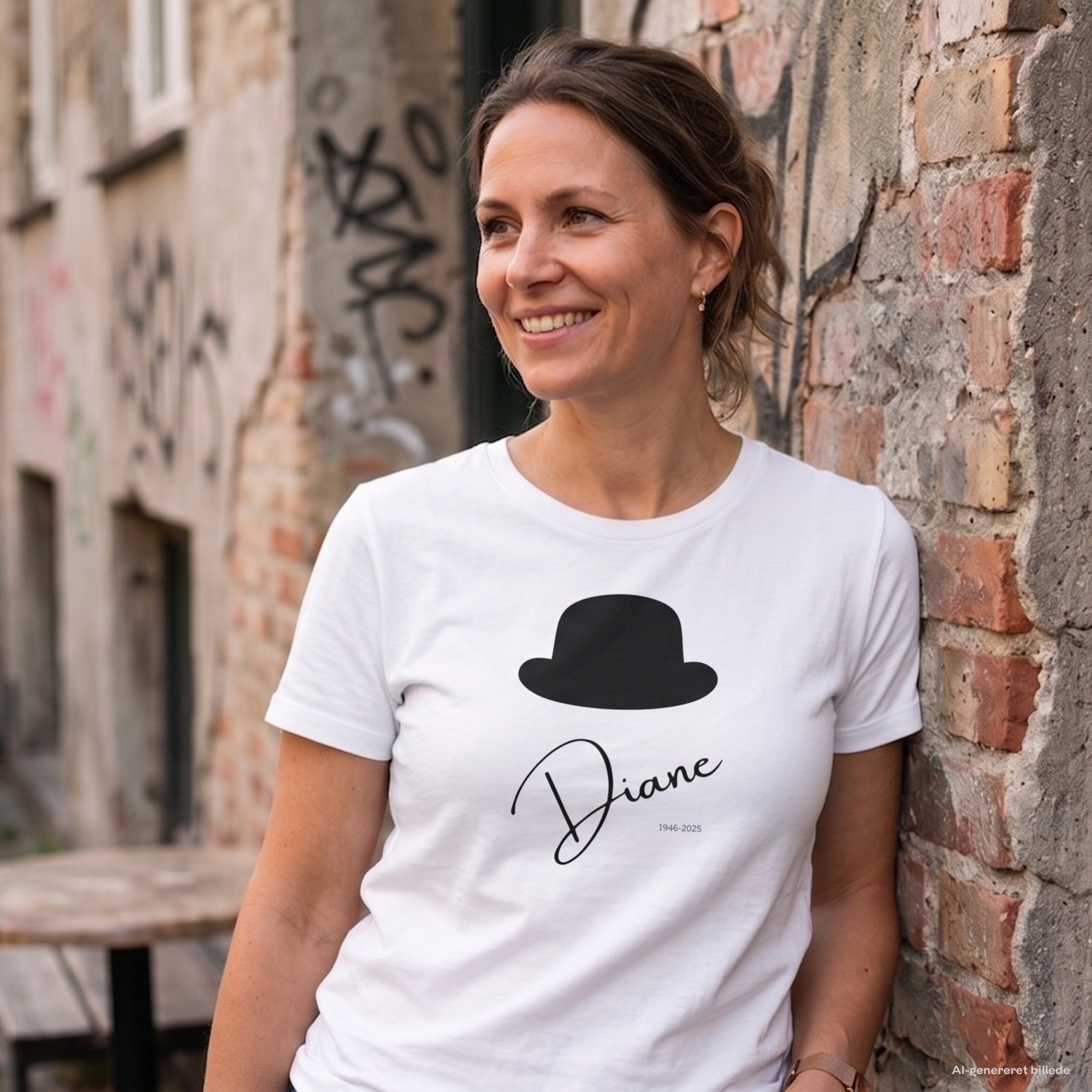 Diane K - T-shirt - Kropsnær pasform